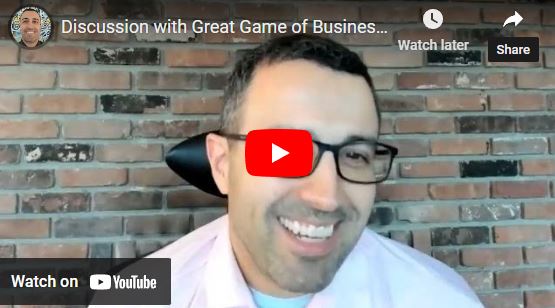 [Video] Discussion with Great Game of Business Certified Coach Kevin Walter | Open Book Agency #16