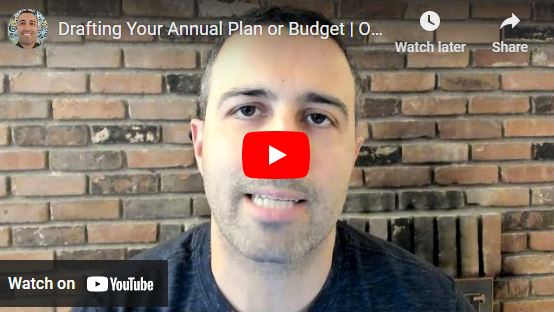 [Video] Drafting Your Annual Plan or Budget | Open Book Agency #4