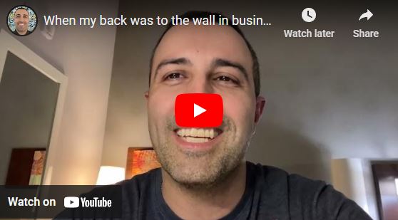 [Video] When My Back Was to the Wall in Business | Open Book Agency #21
